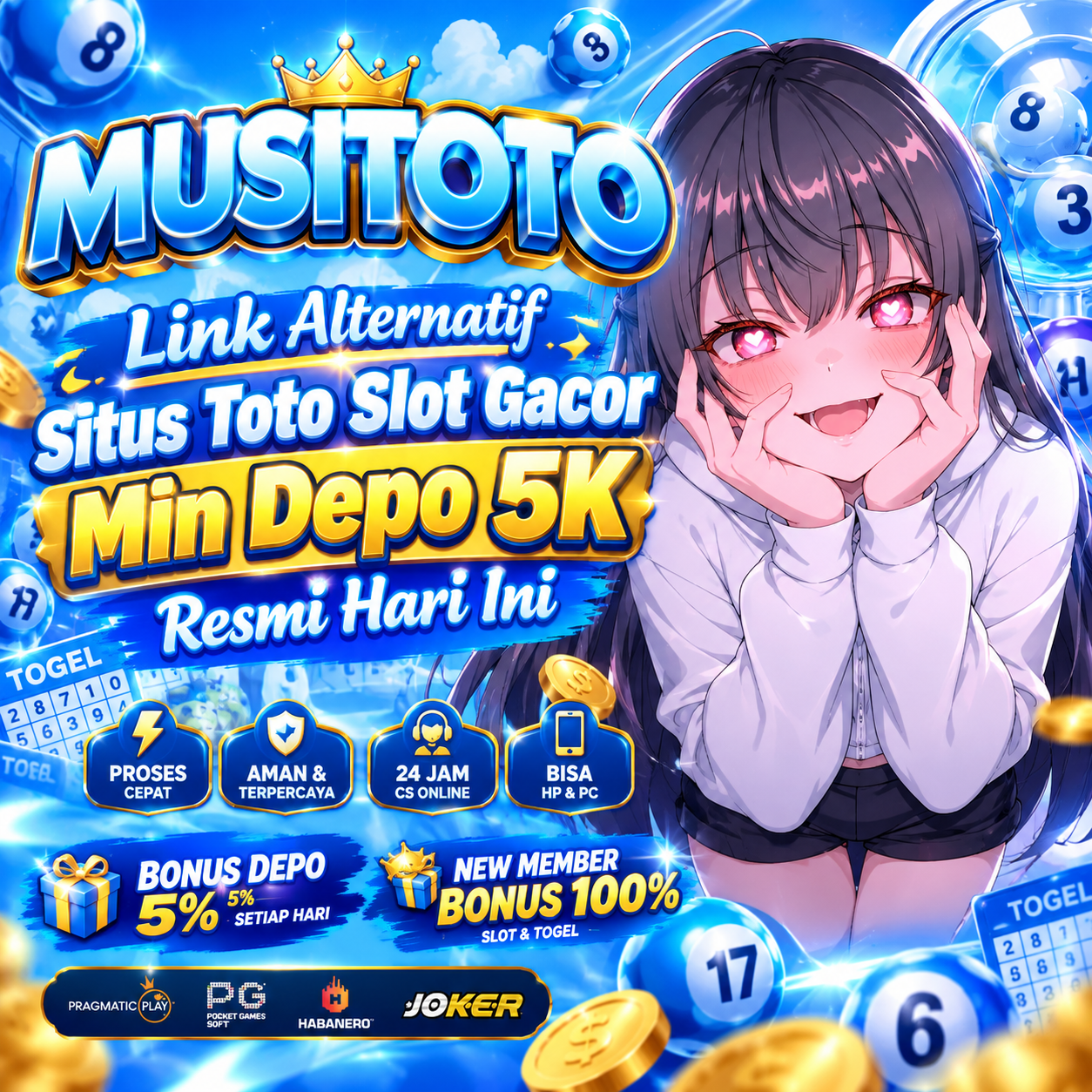 MUSITOTO 👑 Link Alternatif Situs Toto Slot Gacor Min Depo 5K Resmi Hari Ini